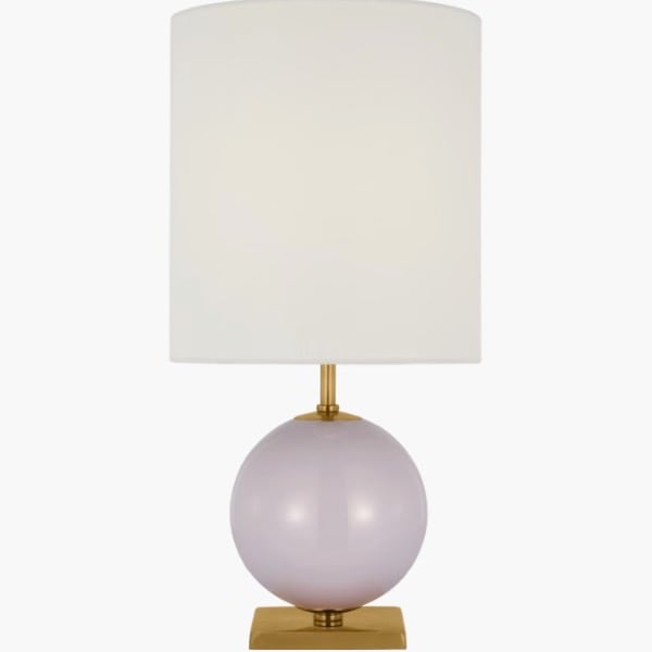 【Visual Comfort】テーブルライト 1灯 「Elsie Small Table Lamp」　パープル (W254×H508mm)