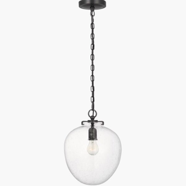 【Visual Comfort】アメリカ・デザイン照明 シャンデリア「Katie Acorn Pendant」1灯・ブロンズ・シード（W254×H330mm）