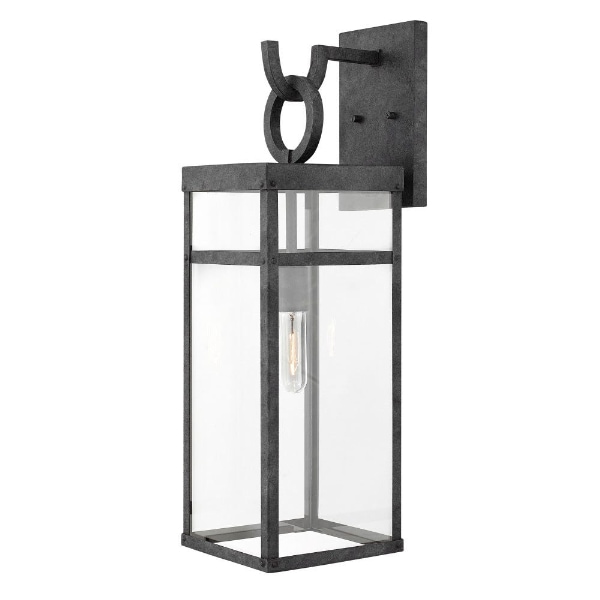 【HINKLEY】LEDアウトドア・ウォールライト「Porter」1灯（L235×W191×H635mm）