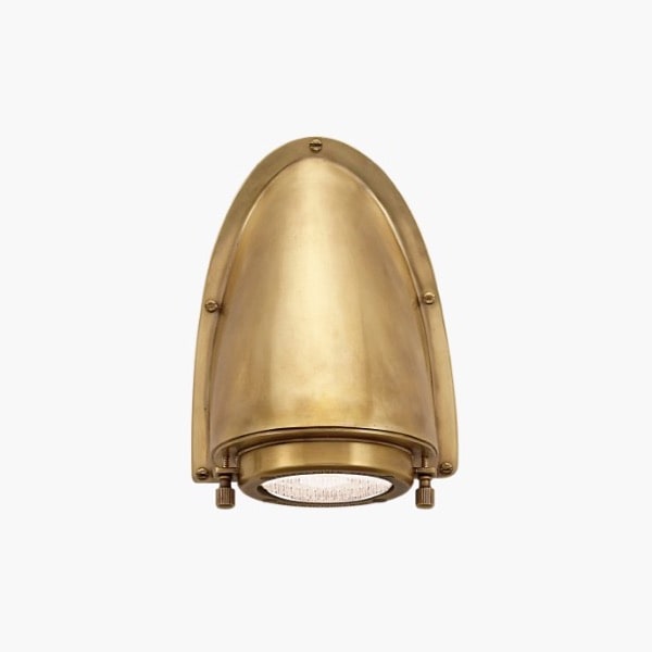 【Visual Comfort】アメリカ・ウォールライト「Grant Small Sconce」1灯 ゴールド（W127×D102×H178mm）