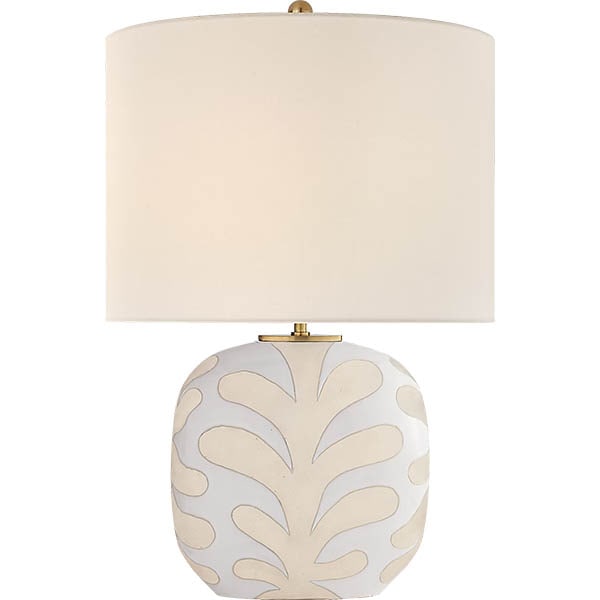 【Visual Comfort】テーブルライト 1灯 「Parkwood Medium Table Lamp」　ホワイト (W381×H584mm)