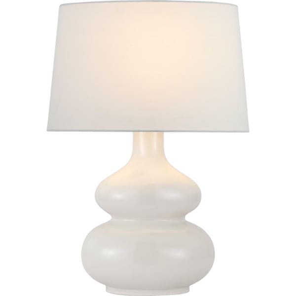 【Visual Comfort】テーブルライト 1灯 「Lismore Medium Table Lamp」　ホワイト (W432×H584mm)