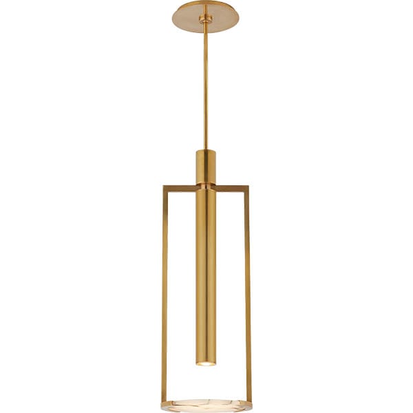 【Visual Comfort】アメリカ・デザイン照明 シャンデリア「Melange Medium Floating Disc Pendant」LED・ゴールド（W254×H762mm）