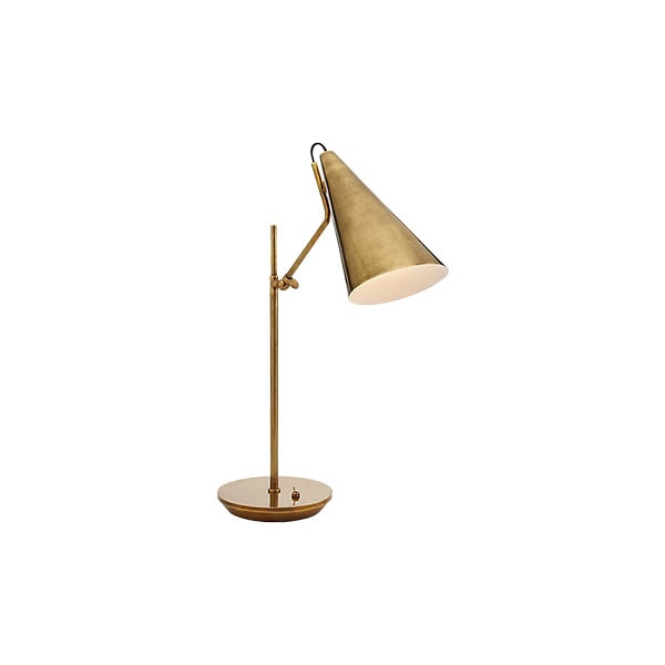 【Visual Comfort】テーブルライト 1灯 「Clemente Table Lamp」　ゴールド (W178×D381×H508mm)