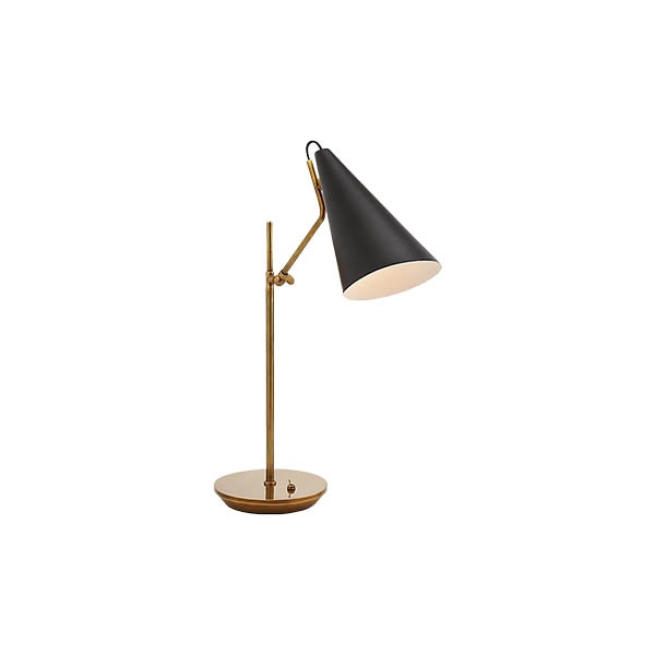 【Visual Comfort】テーブルライト 1灯 「Clemente Table Lamp」　ブラック (W178×D381×H508mm)