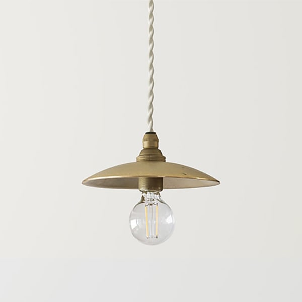 【FUTAGAMI】「ペンダントランプ 円盤」1灯・鋳肌（φ150×H52mm）