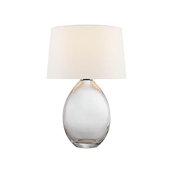【Visual Comfort】テーブルライト 1灯 「Myla Medium Wide Table Lamp」　クリア (W483×H686mm)