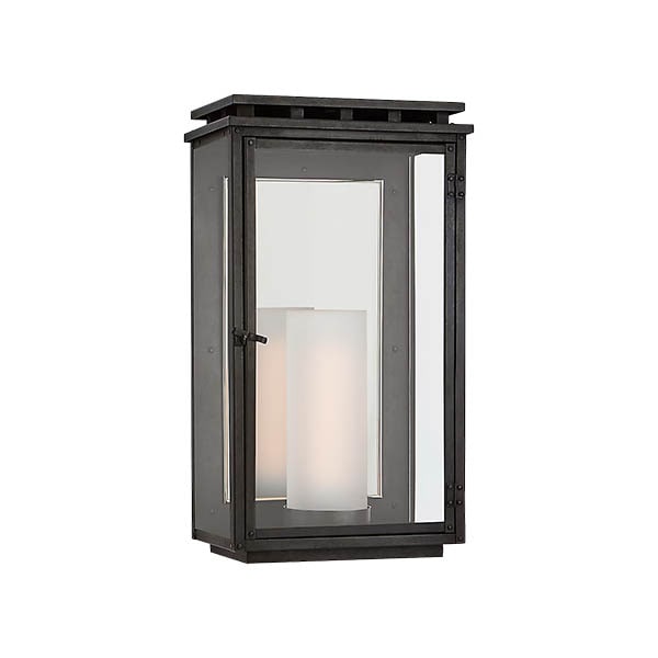【Visual Comfort】アメリカ・ウォールライト「Cheshire Medium 3/4 Wall Lantern」1灯 ブラック（W229×D152×H432mm）