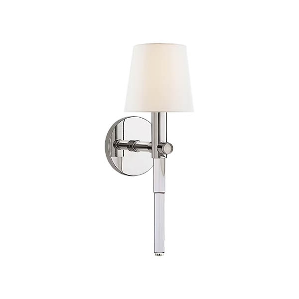 【Visual Comfort】アメリカ・ウォールライト「Sable Tail Sconce」1灯 シルバー（W127×D178×H381mm）