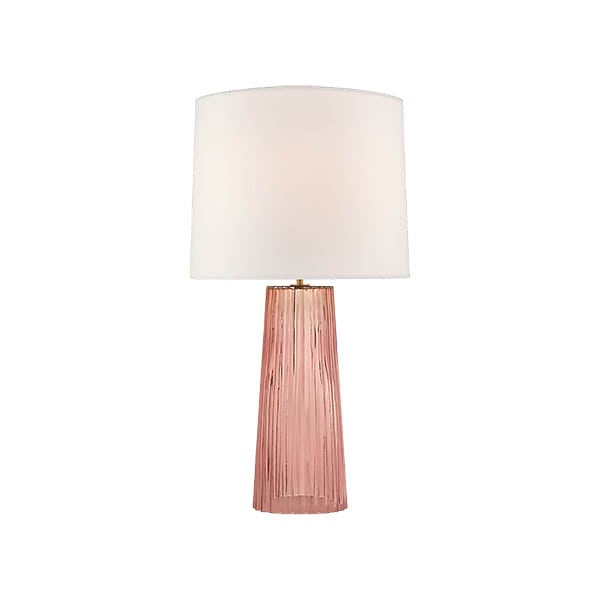 【Visual Comfort】テーブルライト 1灯 「Danube Medium Table Lamp」　ピンク (W406×H711mm)