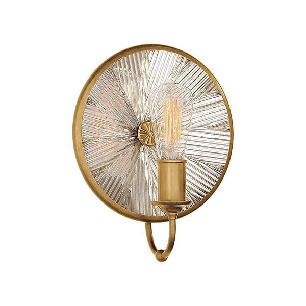 【Visual Comfort】アメリカ・ウォールライト「Rivington Small Round Sconce」1灯 ゴールド（W254×D127×H305mm）