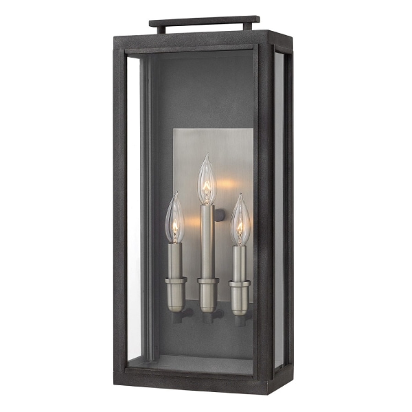 【HINKLEY】LEDアウトドア・ウォールライト「Sutcliffe」3灯（L166×W254×H559mm）