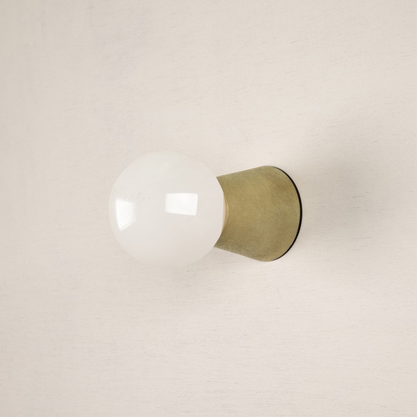 【FUTAGAMI】「ウォールライト　コーン」1灯・鋳肌（φ82×H73mm）