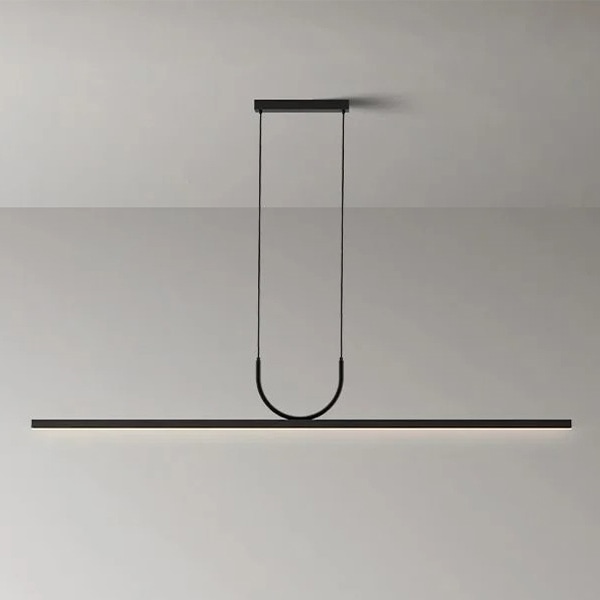 デザイン照明　シーリングペンダントライト　ブラック（W1800mm）