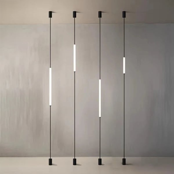 デザイン照明　モダンフロアライト　ブラック（H300／500／700mm）