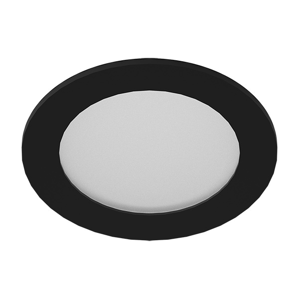 【CSL】アメリカ・デザイン照明　ダウンライト「Eco-Downlight」1灯・ブラック（φ110×H25mm）