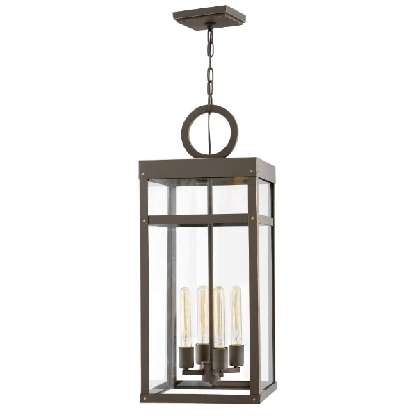 【HINKLEY】LEDアウトドア・ペンダントライト「Porter」4灯（W305×H794mm）
