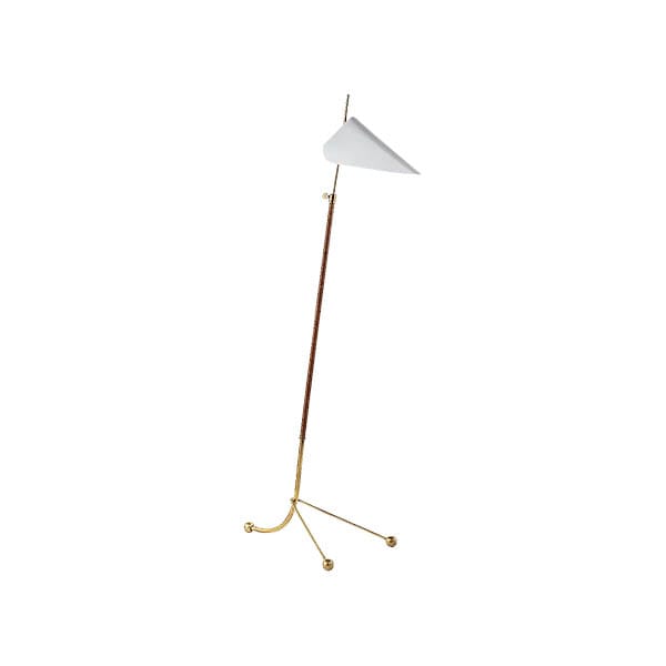 【Visual Comfort】アメリカ・フロアライト 「Moresby Floor Lamp」 1灯　ホワイト (W330×D584×H1422mm)
