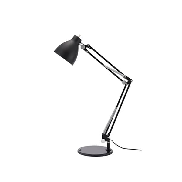 デザイン照明　テーブルライト「BISLEY DESKLAMP」ブラック（W165×D165×H187mm）