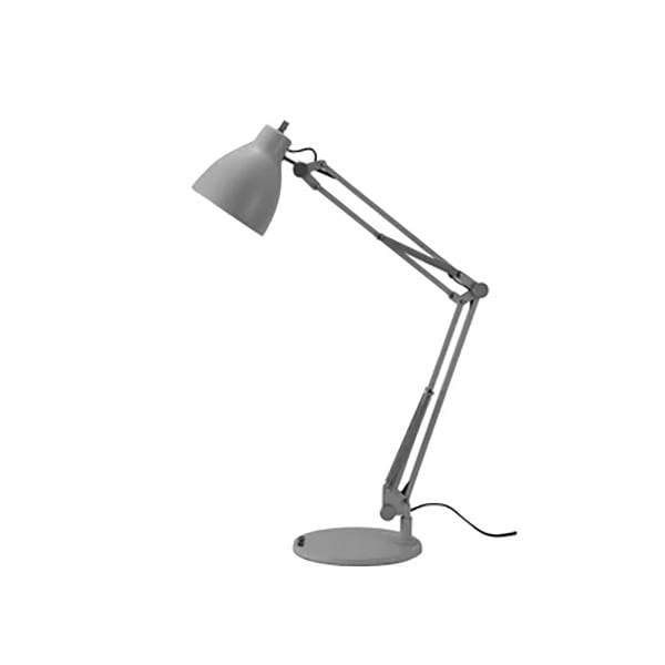 デザイン照明　テーブルライト「BISLEY DESKLAMP」グレー（W165×D165×H187mm）