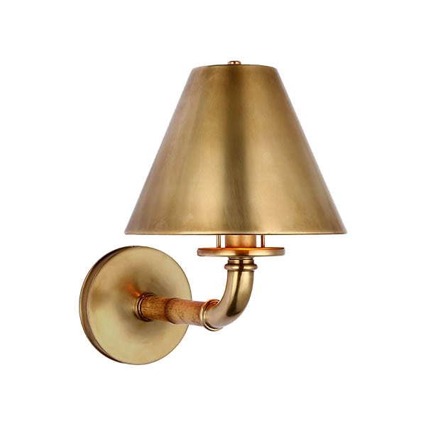 【Visual Comfort】アメリカ・ウォールライト「Dalfern Medium Single Sconce」1灯・ゴールド（W203×D305×H305mm）