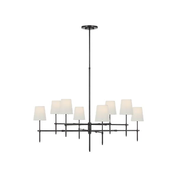【Visual Comfort】アメリカ・デザイン照明 シャンデリア「Bryant Extra Large Two Tier Chandelier」8灯・ブロンズ（W1219×H889mm）