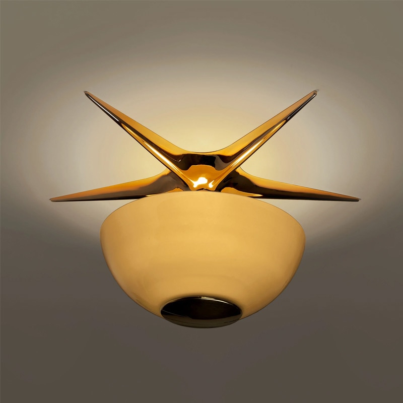 【Roll & Hill】アメリカ・デザイン照明 「The Laddi-Shade」LEDシーリングライト 1灯（φ508×H230mm）