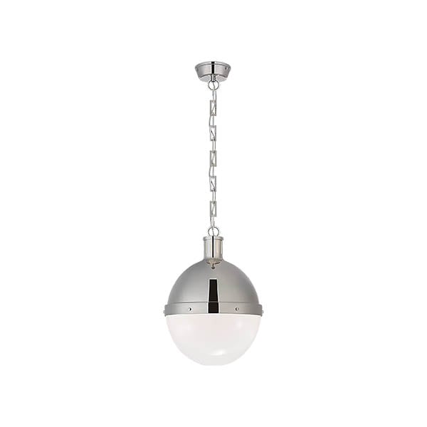 【Visual Comfort】アメリカ・デザイン照明 シャンデリア「Hicks Large Pendant」2灯・シルバー（W330×H457mm）