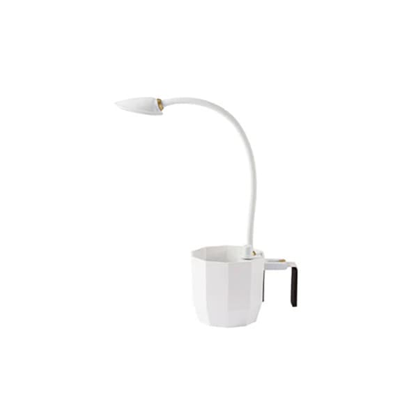 デザイン照明　テーブルライト「PETIT EXARM USB MUGCUP LIGHT MU」ホワイト（W96×D120×H340mm）