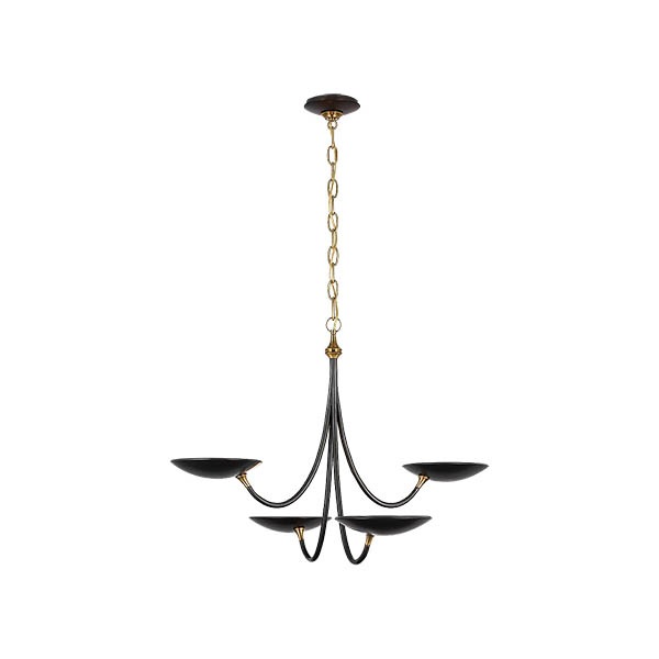 【Visual Comfort】アメリカ・デザイン照明 シャンデリア「Keira Medium Chandelier」LED・ブロンズ（W737×H559mm）