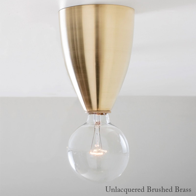 【Roll & Hill】アメリカ・デザイン照明 「Valo」シーリングライト 1灯 全2色（φ114×H150mm）