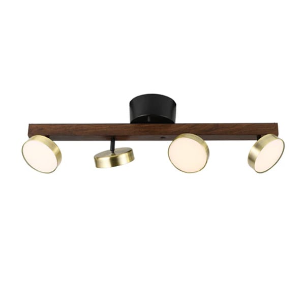 デザイン照明　シーリングライト「RUMANI4 CEILING LIGHT」ゴールド（W770×D150×H185mm）