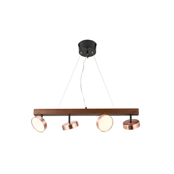 デザイン照明　ペンダントライト「RUMANI4 PENDANT LIGHT」ブロンズ（W770×D150×H800mm）