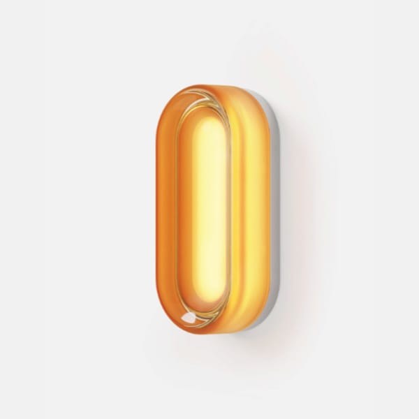 【RBW】アメリカ　デザインウォールライト「Dimple Dash」アンバー（W145×H295mm）