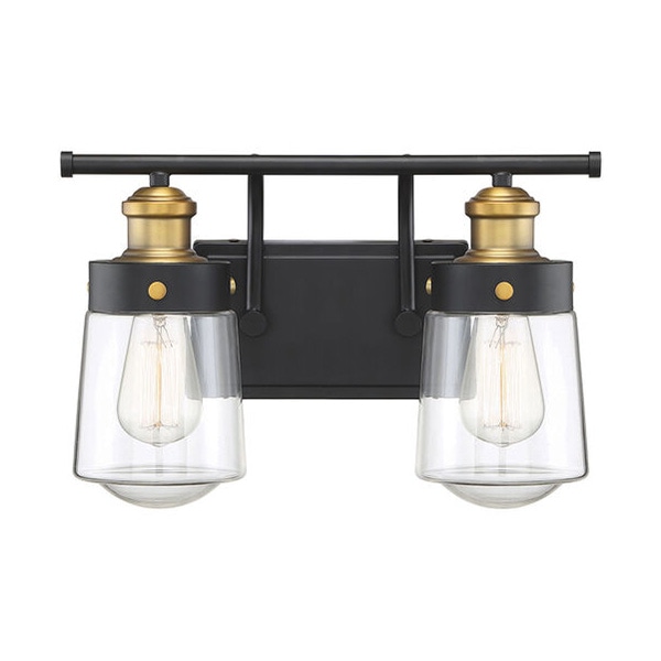 【SAVOY HOUSE】アメリカ・屋外用ウォールライト「Macauley」ブラック（W368×H248mm）