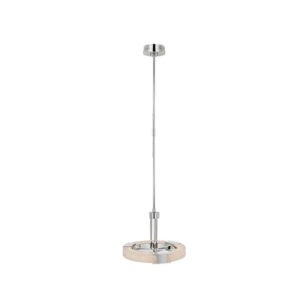 【Visual Comfort】アメリカ・デザイン照明 ペンダントライト「Covet Small Ring Pendant」LED・シルバー（W330×H254mm）