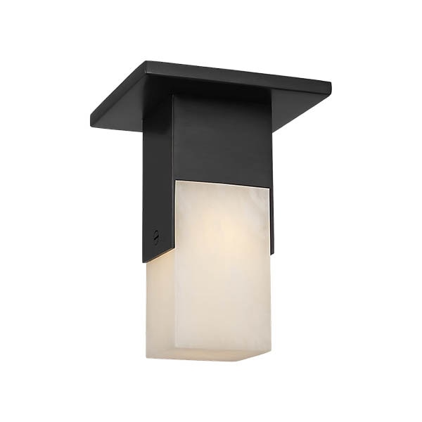 【Visual Comfort】アメリカ・デザイン照明 フラッシュマウント 「Covet Short Monopoint Flush Mount」 LED　ブロンズ（W51×H127mm）