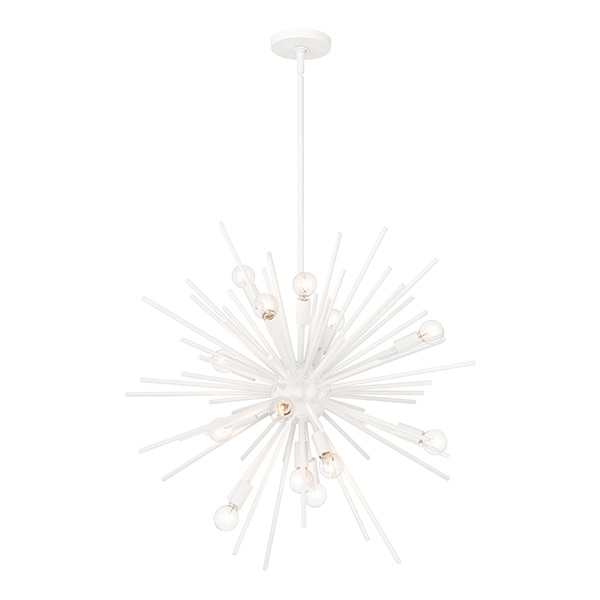 【Minka-Lavery】アメリカ・ペンダントライト「Bessel」ホワイト（φ762×H667mm）