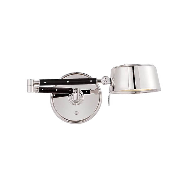【Visual Comfort】アメリカ・ウォールライト「Alaster Articulating Wall Light」1灯 シルバー（W178〜711×D203〜686×H178mm）