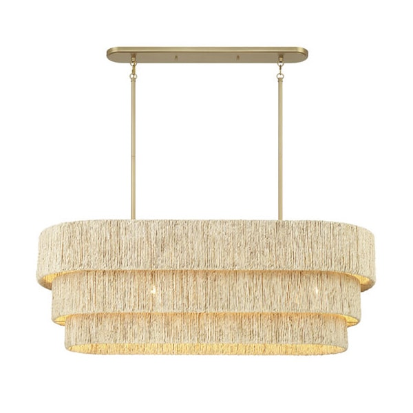 【Minka-Lavery】アメリカ・ペンダントライト「Caviana」ナチュラル（W1219×D508×H413mm）