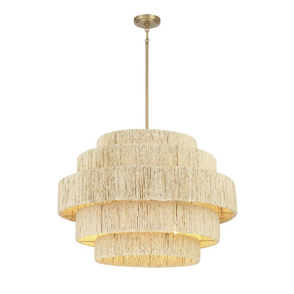 【Minka-Lavery】アメリカ・ペンダントライト「Caviana」ナチュラル（φ787×H578mm）