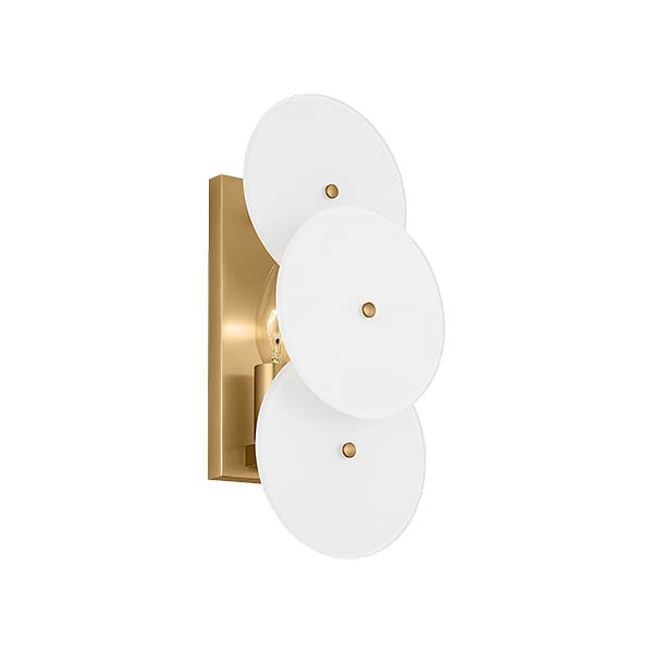 【Visual Comfort】アメリカ・ウォールライト「Emery Small Sconce」2灯 ゴールド（W127×H305mm）