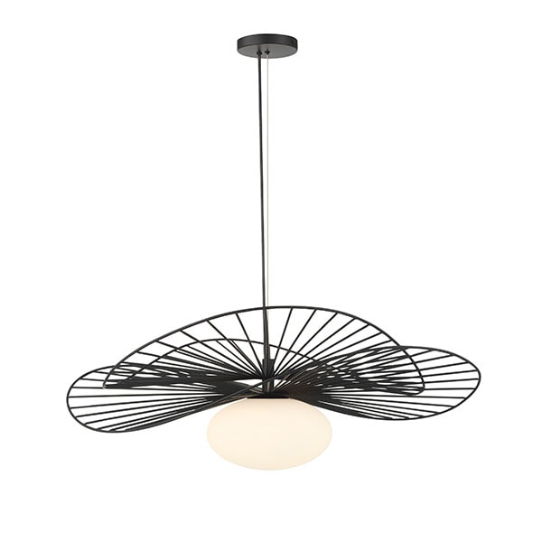 【Minka-Lavery】アメリカ・ペンダントライト「Langley」ブラック（φ819×H260mm）