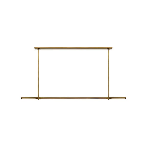【Visual Comfort】アメリカ・デザイン照明 ペンダントライト「Axis Large Linear Pendant」LED・ゴールド（W1499×H305mm）