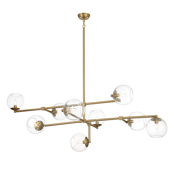 【Minka-Lavery】アメリカ・ペンダントライト「Millikan」ゴールド（W1626×D991×H610mm）