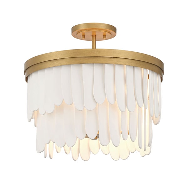 【Minka-Lavery】アメリカ・ペンダントライト「Briscade」ゴールド（φ457×H413mm）