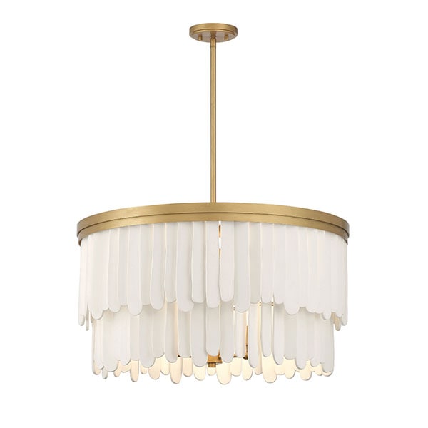 【Minka-Lavery】アメリカ・ペンダントライト「Briscade」ゴールド（φ711×H406mm）