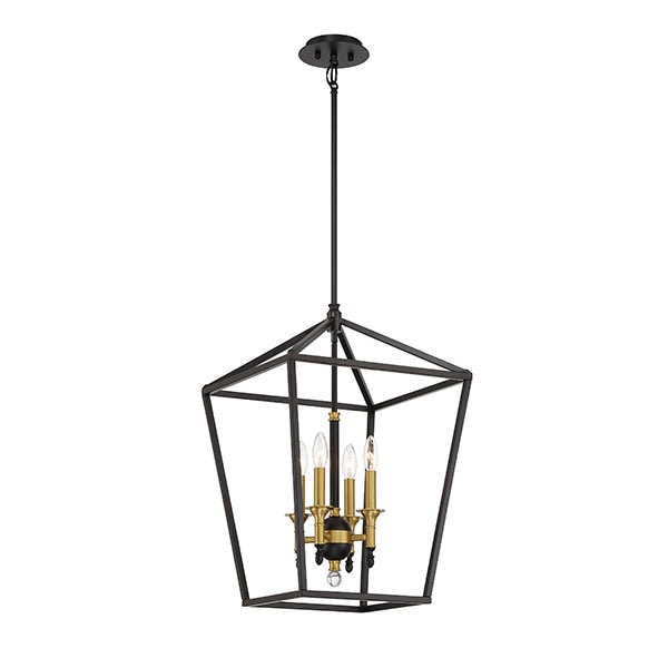 【Minka-Lavery】アメリカ・ペンダントライト「Townhall」ゴールド（W406×D406×H603mm）