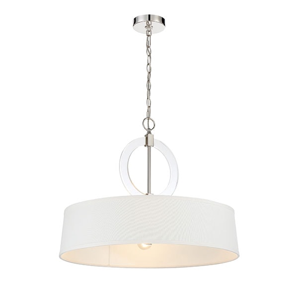 【Minka-Lavery】アメリカ・ペンダントライト「Cape Coral」シルバー（φ610×H492mm）