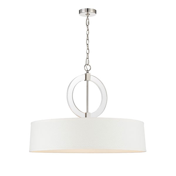 【Minka-Lavery】アメリカ・ペンダントライト「Cape Coral」シルバー（φ762×H591mm）